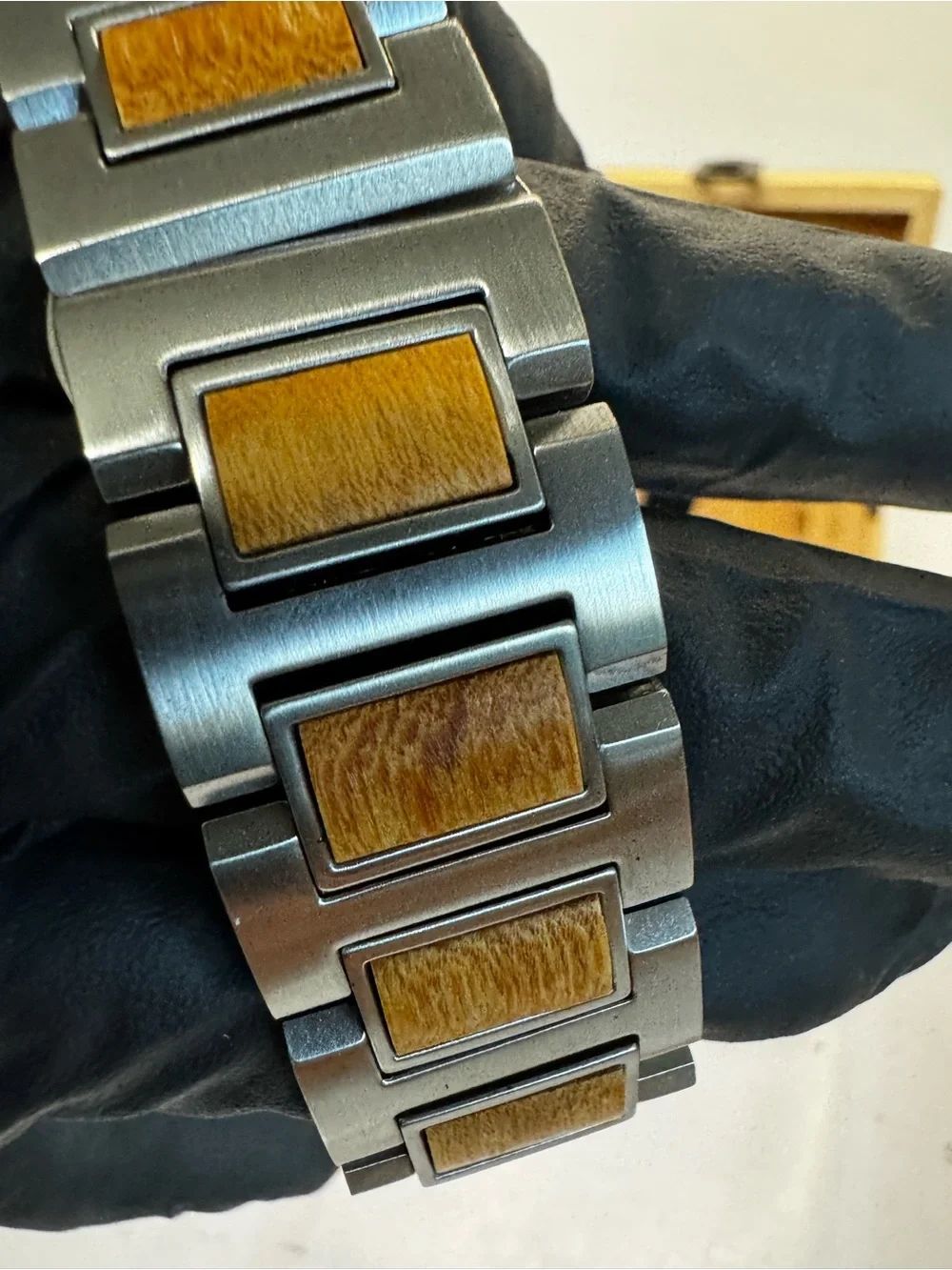 Avantwood Men's Silver and Gold Chronograph Watch - Elevate Your Style